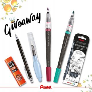 ☀ Summer time giveaway! 🎁⁣
⁣
Win a mix of Pentel products for traveling! ⁣
Aquash waterbrush (travel edition) XFRH/1-MM⁣
Set of pigmented Pointliner fineliner S20P-5⁣
Two Colour Brushes XGFL⁣
Orenz mechanical pencil 0.5 mm PP505-A⁣
AIN Stein leads 0.5 mm C275-2B⁣
Follow us, like this post and tell us where you are going to be creative this summer? Tag a friend, if you like.⁣
Three winners will be chosen randomly. Closes on August, 3rd 2022, 10am. Good luck! Open to participants living in Europe.⁣
This giveaway is in no way sponsored, administered by or associated with Instagram.⁣
⁣
UPDATE:
Thanks for participating! The winners have been chosen. 
Congrats to @petrazue5, @atelierzeit and @mee_creativity. 

#pentel #pentel_eu #pentelarts #brushpen #brush #win #giveaway #stationery #stifte #pens #create #kreativ #handlettering #brushlettering #lettering #new #news #pentelaquash #waterbrush #pentelpointliner #fineliner #pentelcolourbrush #pentelorenz #travelkit #penlover #gewinnspiel