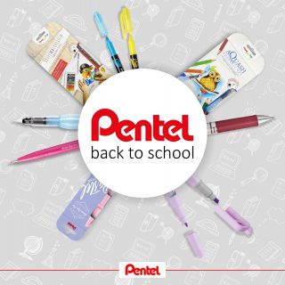 We offer a lot of products to make your life easier and more colourful. Have a look at our products for Back To School season!⁣
⁣
Products:⁣
Energel BL77⁣
Twin Tip Highlighter, Pastel Colours SLW11P⁣
Brush Sign Pen SES15⁣
Aquash Waterbrush FRH⁣
Fabric Fun Set PTS15/BN15-Set1⁣
Twin Tip Highlighter SLW8⁣
Aquash Waterbrush + Watercolour Pencils Set CB9-12/FRH-Set1⁣
⁣
#pentel #pentel_eu #backtoschool #BTS #penlover #school #schule #study #firstdaysofschool #brushpen #pentelenergel #pentelaquash #wassertankpinsel #textmarker #highlighter #schoolsupplies #schulvorbereitung #schultüte #schulstart #schulanfang