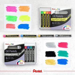 NEWS!⁣
There are now two new sets of our oil pastels available: Metallic and neon colours! Have you created some artwork with oil pastels before?⁣
⁣
Product:⁣⁣
Oil Pastels metallic PHN-M6 and fluorescent PHN-F6 colours ⁣
⁣⁣
#pentel #pentel_eu #pentelarts #sketch #creative #kreativ #ölpastellkreide #ölpastell #oilpastel #oilpastels #oilpastelart #pastel #instaart #painting #drawing #kunst #art #illustration ⁣⁣
#penteloilpastels #new #news #newproduct #pentest #metallic #neon #metallicfarben #neonfarben #fluorescent