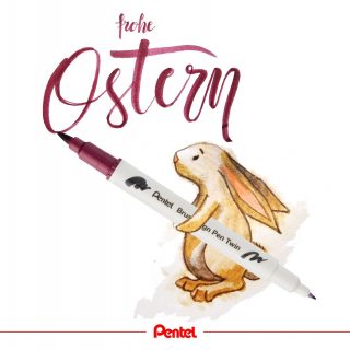 Frohe Ostern! ⁣
Wir wünschen Euch ein ganz tolles Osterfest!⁣
⁣
Happy Easter!⁣
Have some great Easter days!⁣
⁣
Produkt:⁣
Brush Sign Pen Twin SESW30⁣
⁣
#pentel #pentel_eu #pentelarts #pentelbrushsignpentwin #brushsignpentwin #brushpen #brushlettering #pentelbrushpen #handlettering #lettering #twintip #pentellettering #ostern #froheostern #happyeaster #osterlettering #osterhase #easterbunny #hasenzeichnung