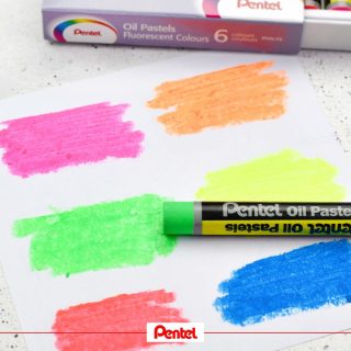 Smooth fluorescent colours. Do you like neon colours?⁣
⁣
Product:⁣⁣
Oil Pastels PHN-F6 fluorescent colours ⁣
⁣
#pentel #pentel_eu #pentelarts #sketch #creative #kreativ #ölpastellkreide #ölpastell #oilpastel #oilpastels #oilpastelart #pastel #painting #drawing #kunst #art #illustration ⁣⁣
#penteloilpastels #new #news #newproduct #neon  #neonfarben #fluorescent