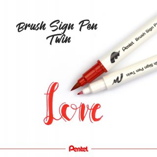 ❤ Happy Valentine's Day! ❤⁣
⁣
Produkt:⁣
Brush Sign Pen Twin SESW30⁣
⁣
#pentel #pentel_eu #pentelarts #pentelbrushsignpentwin #brushsignpentwin #brushpen #brushlettering #pentelbrushpen #handlettering #lettering #valentinstag #valentine #new #news #twintip #pentellettering