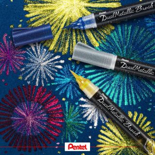 Happy New Year, everyone! Have a great 2023!⁣
⁣
What are your goals for the next year?⁣
⁣
Product: ⁣
Dual Metallic Brush XGFH⁣
⁣
#pentel #pentel_eu #pentelarts #dualmetallic #dualmetallicbrush #penteldualmetallic #silvester #newyear #newyearseve #happynewyear #frohesneuesjahr #happynewyear2023 #fireworks #feuerwerk #2023 #newyearsresolution